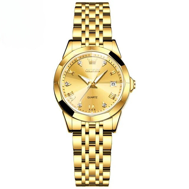 Relógio Premium Feminino Dourado