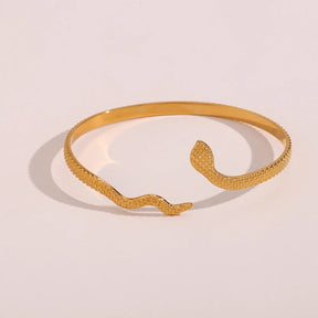 Bracelete Serpente Dourada